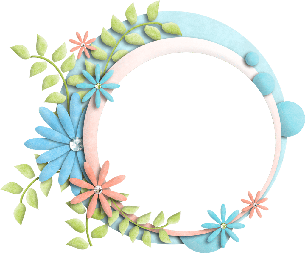 Floral border frame by kwonnami deviantart clipart logo