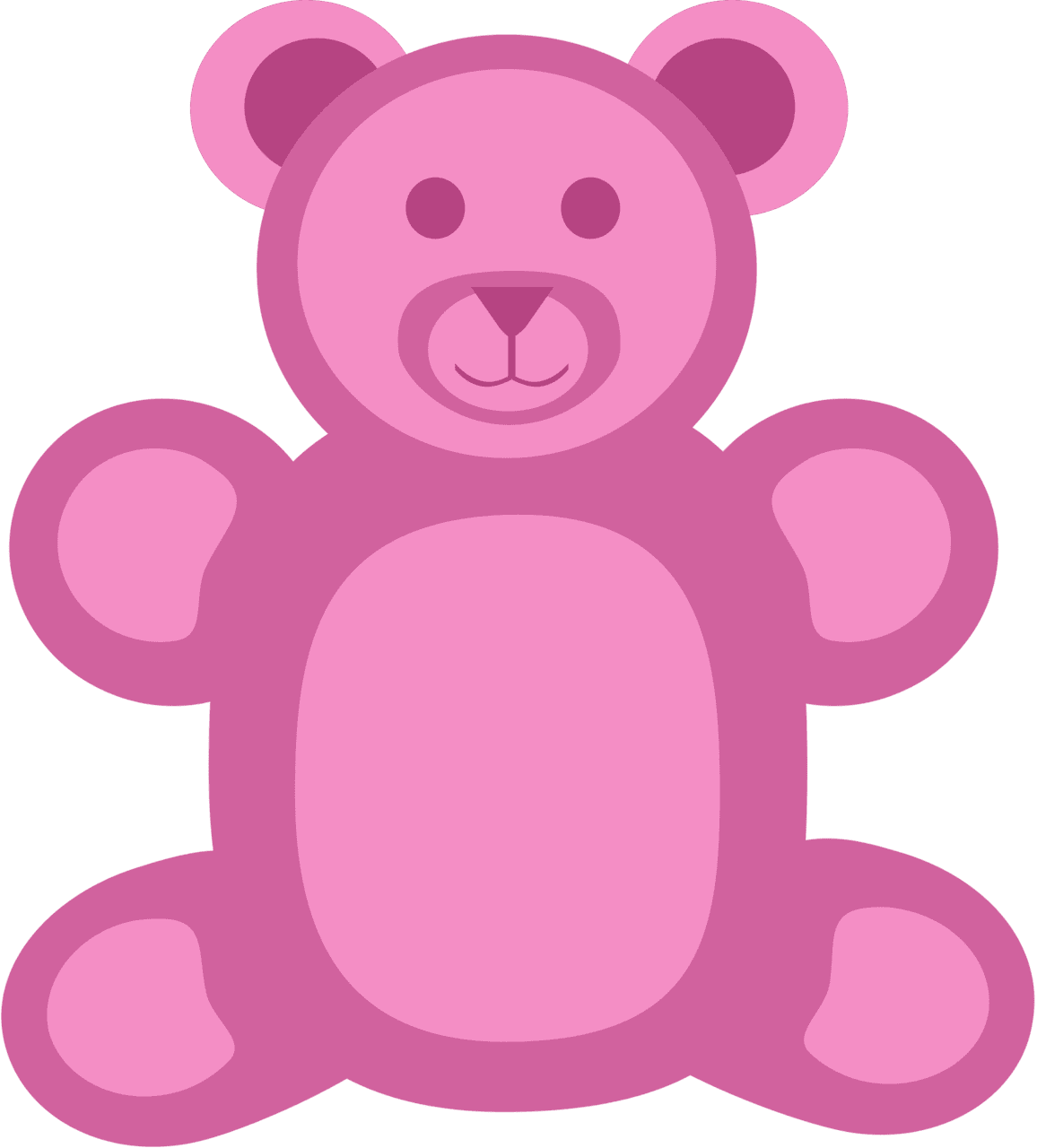 Purple gummy bear vector clipart images