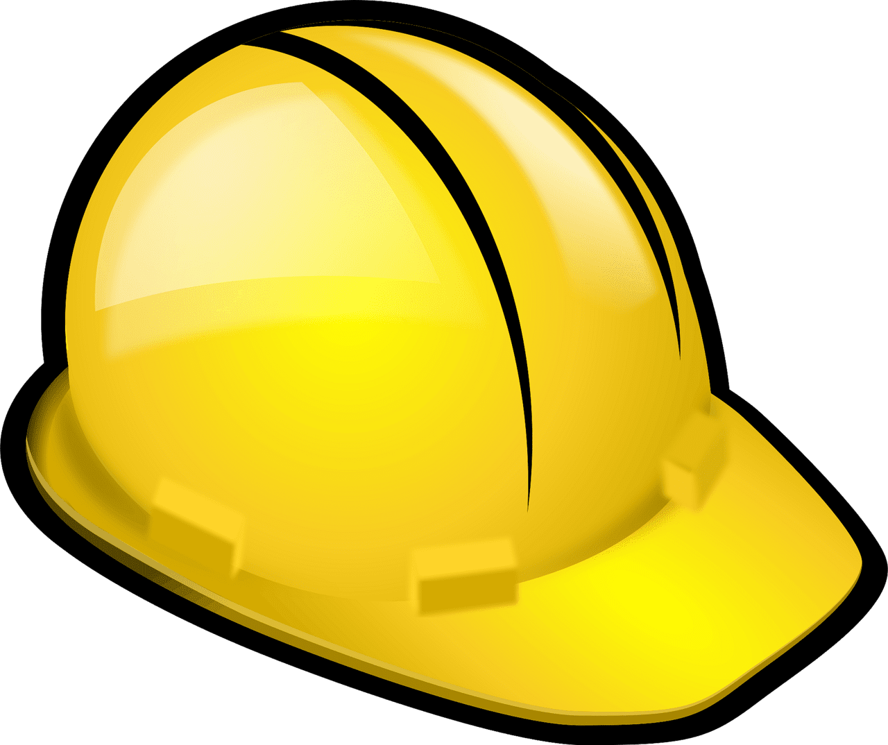 Safety helmet yellow hard hat vector clipart images