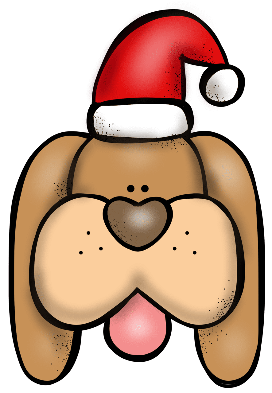 Christmas hat pin page clipart logo