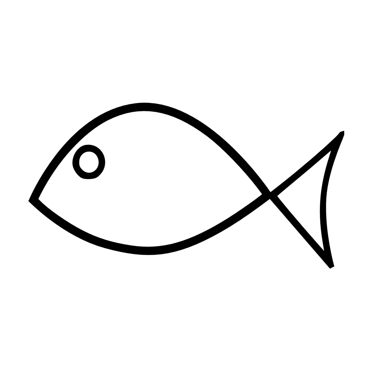 Black white fish graphic clipart panda images