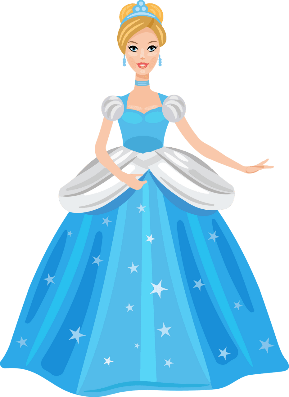 Cinderella vector clipart images