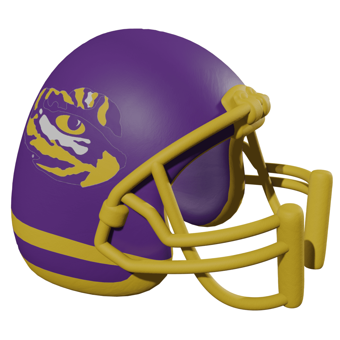 Lsu football helmet personalized clipart photo