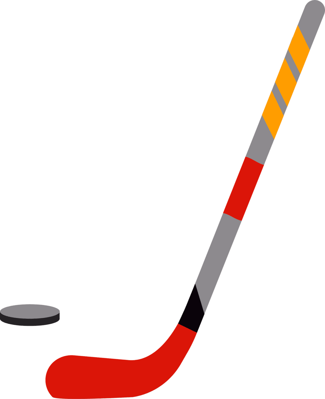 Ice hockey stick vector clipart images 4