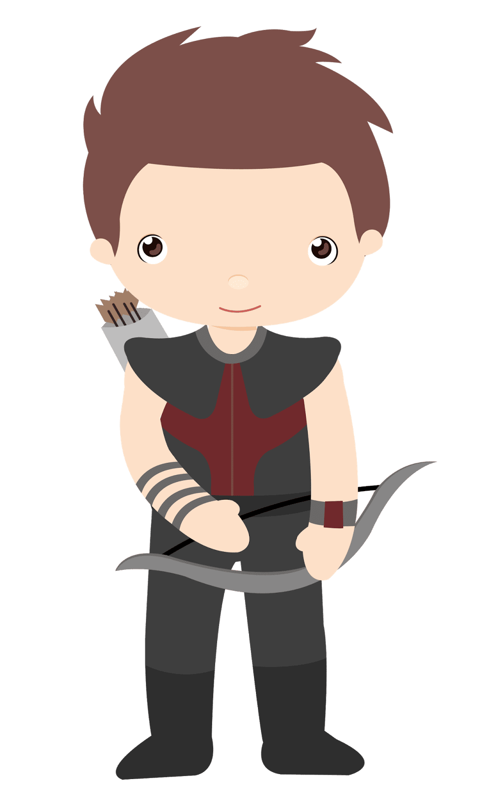 Bow and arrow avenger babies clipart photo