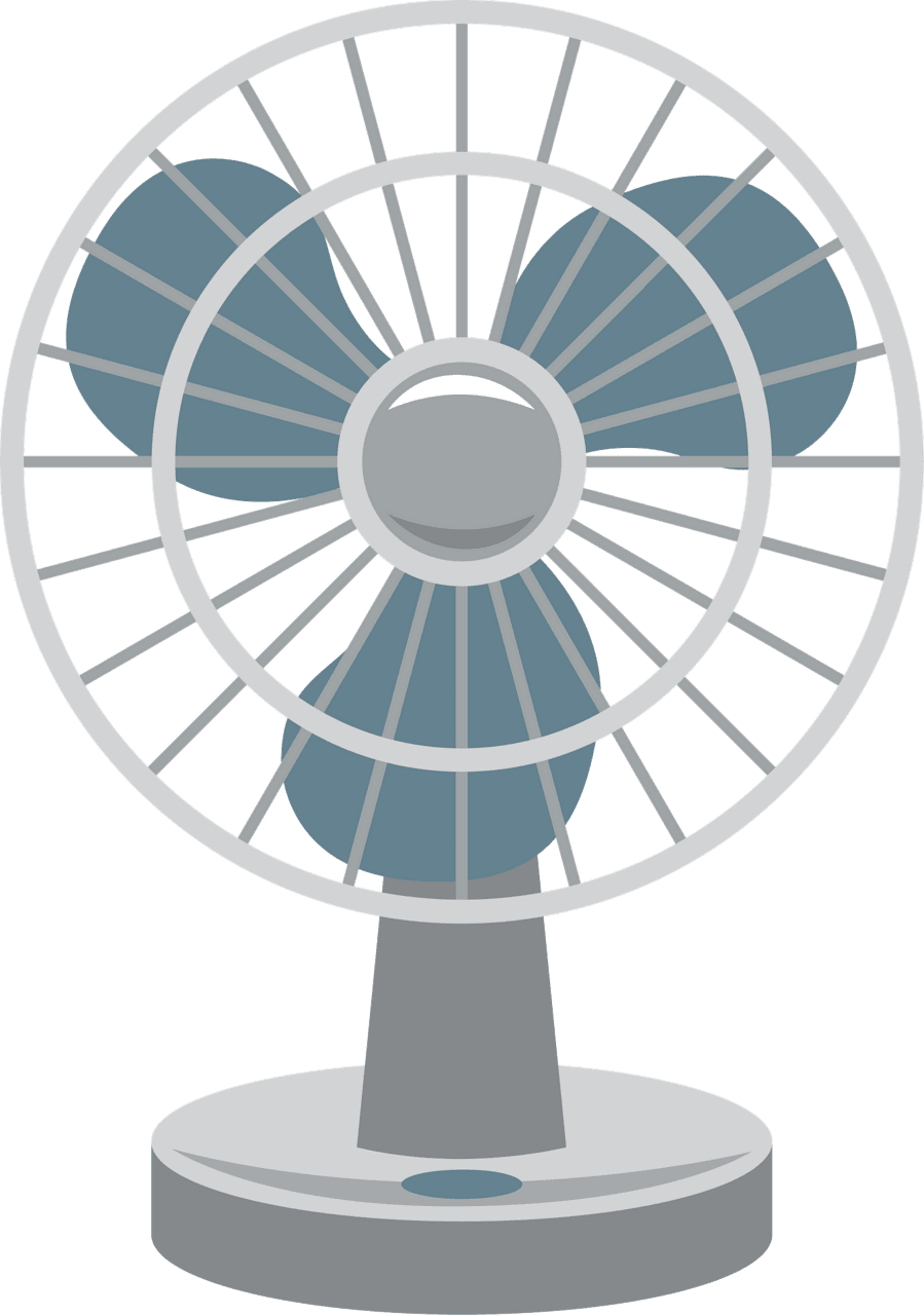 Table fan vector clipart images 2