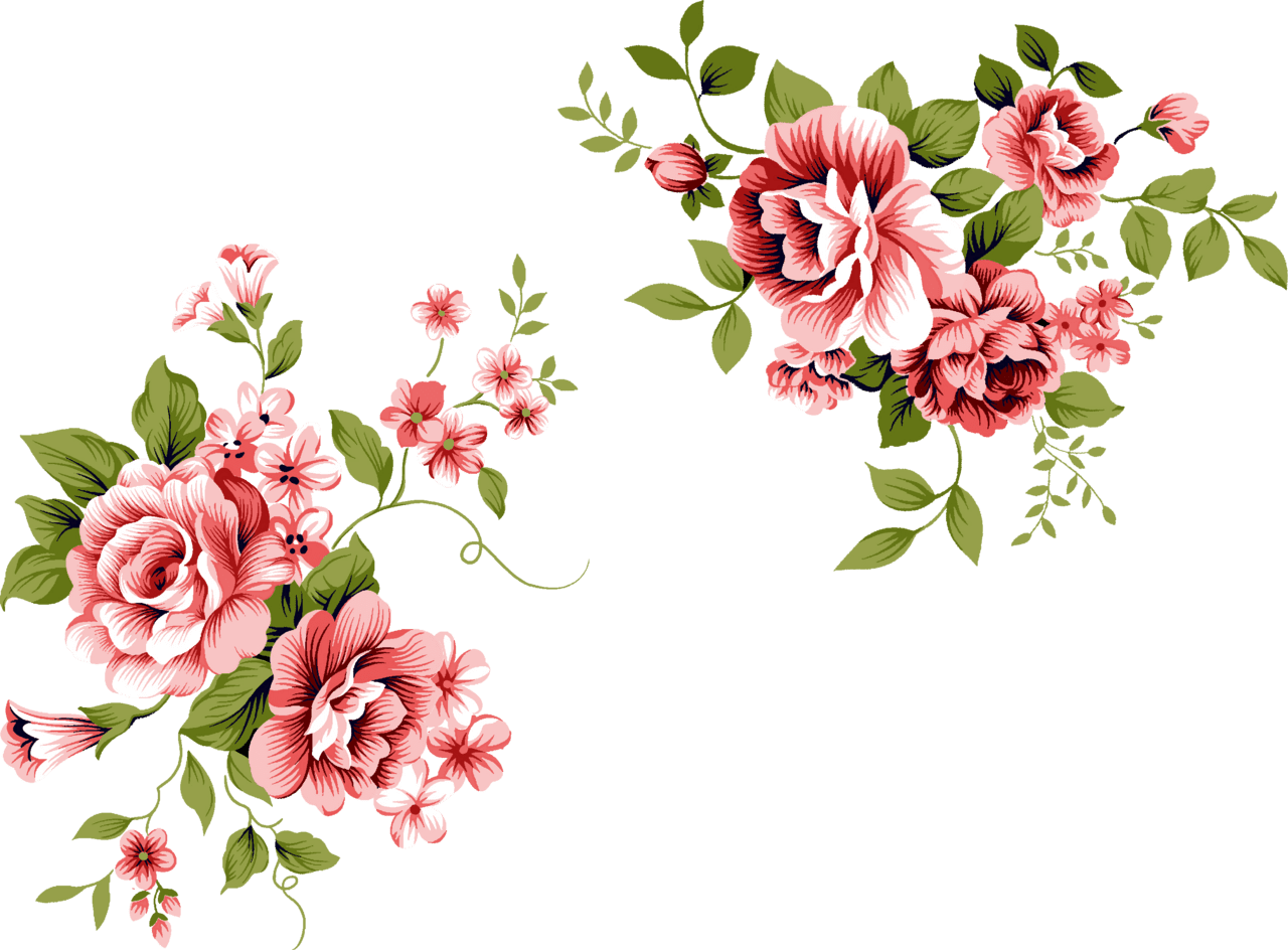 Floral border pin page clipart clip art 6