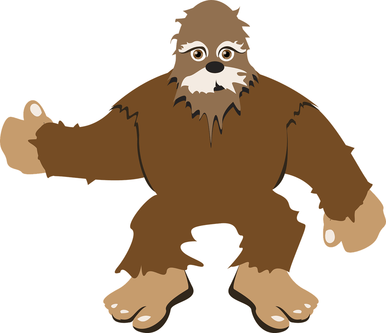 Bigfoot vector art graphics clipart