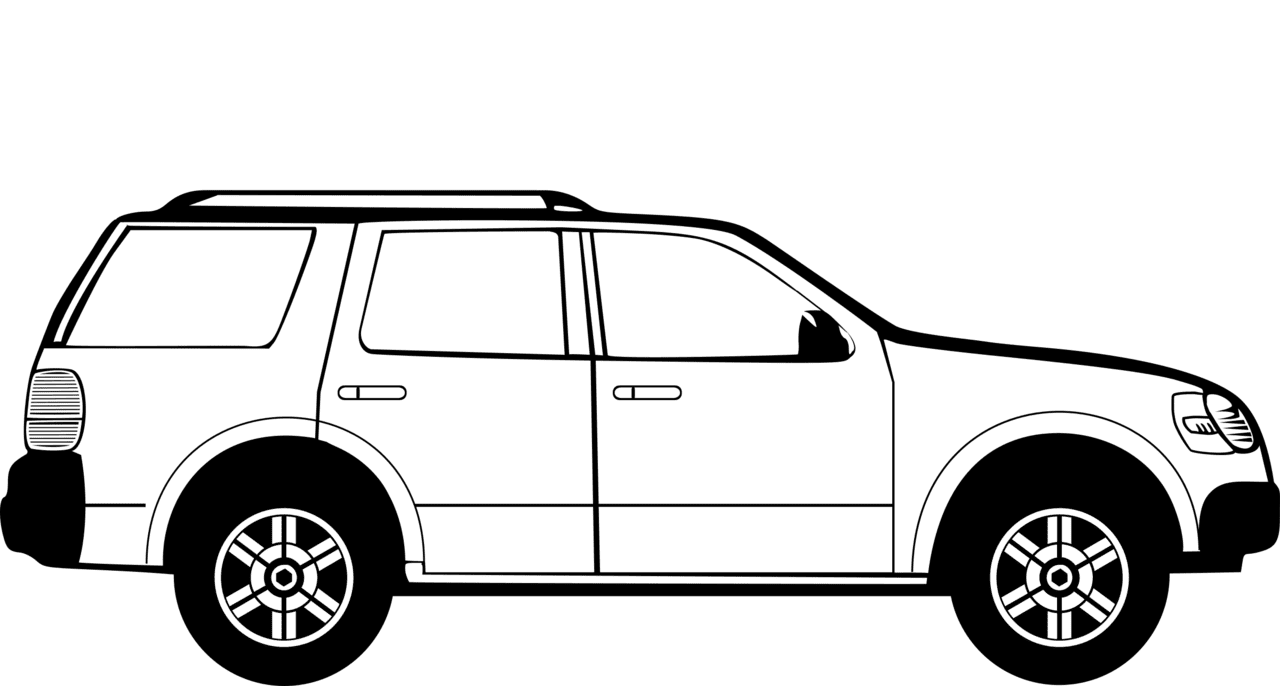 Black and white of cars car clipart background 3