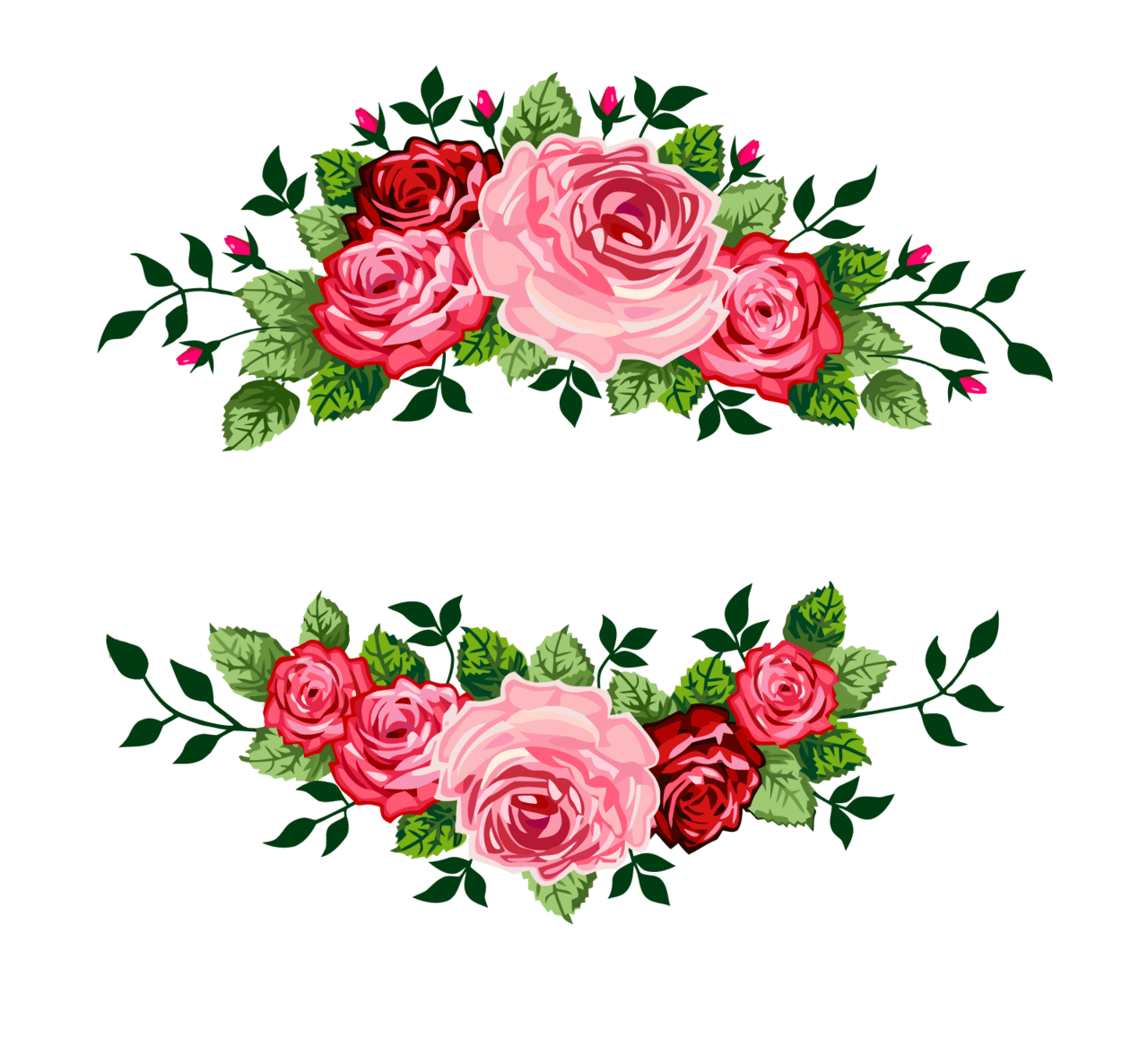 Szukaj google wreath clipart floral border design flower graphic free