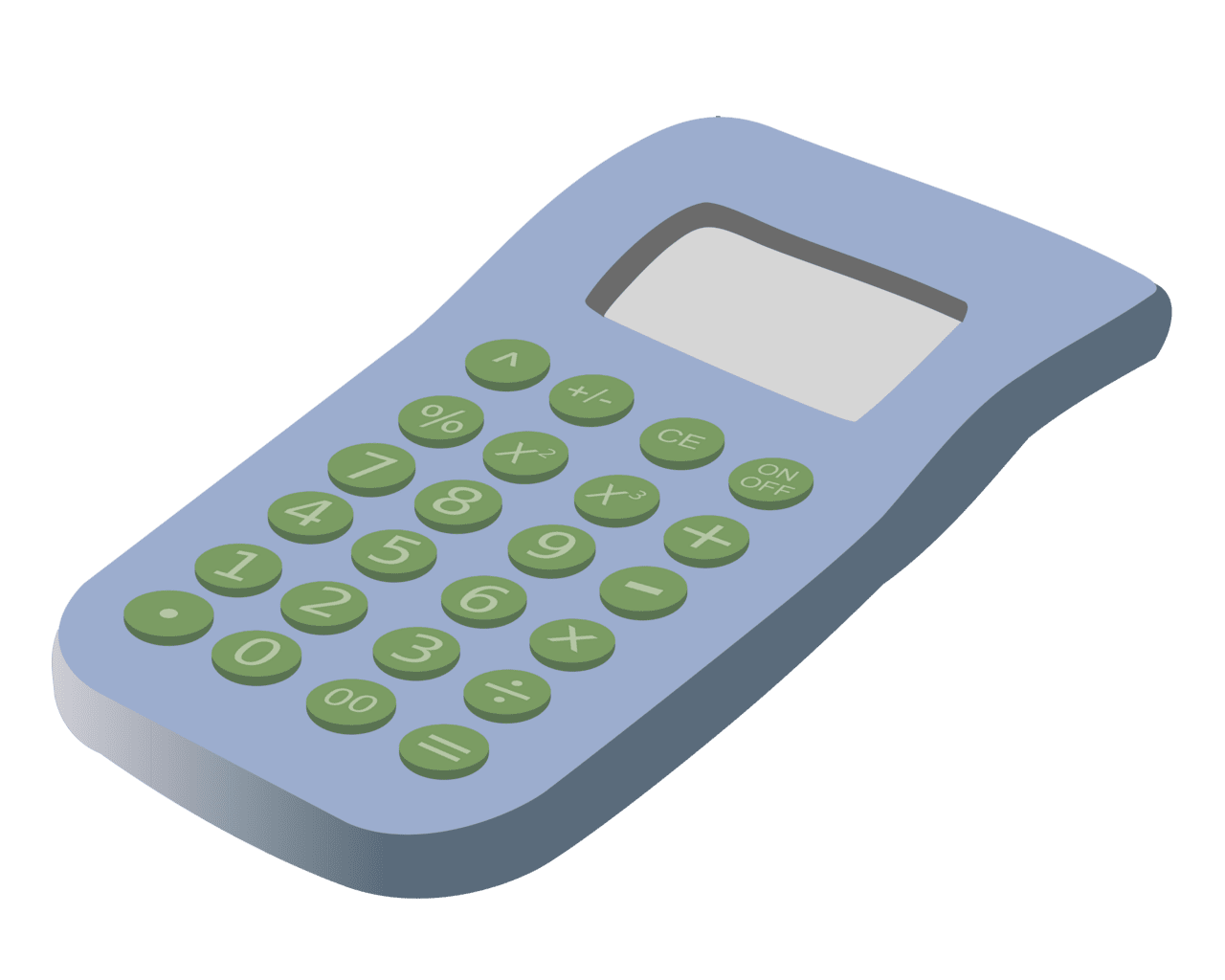 Simple calculator clipart vector