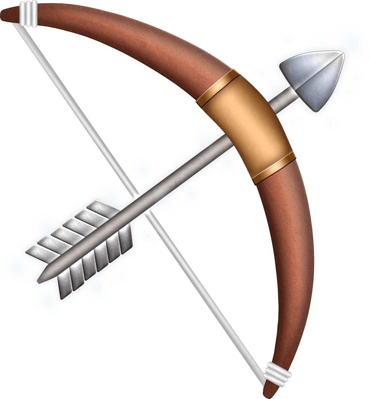 Bow and arrow cartoon clipart free