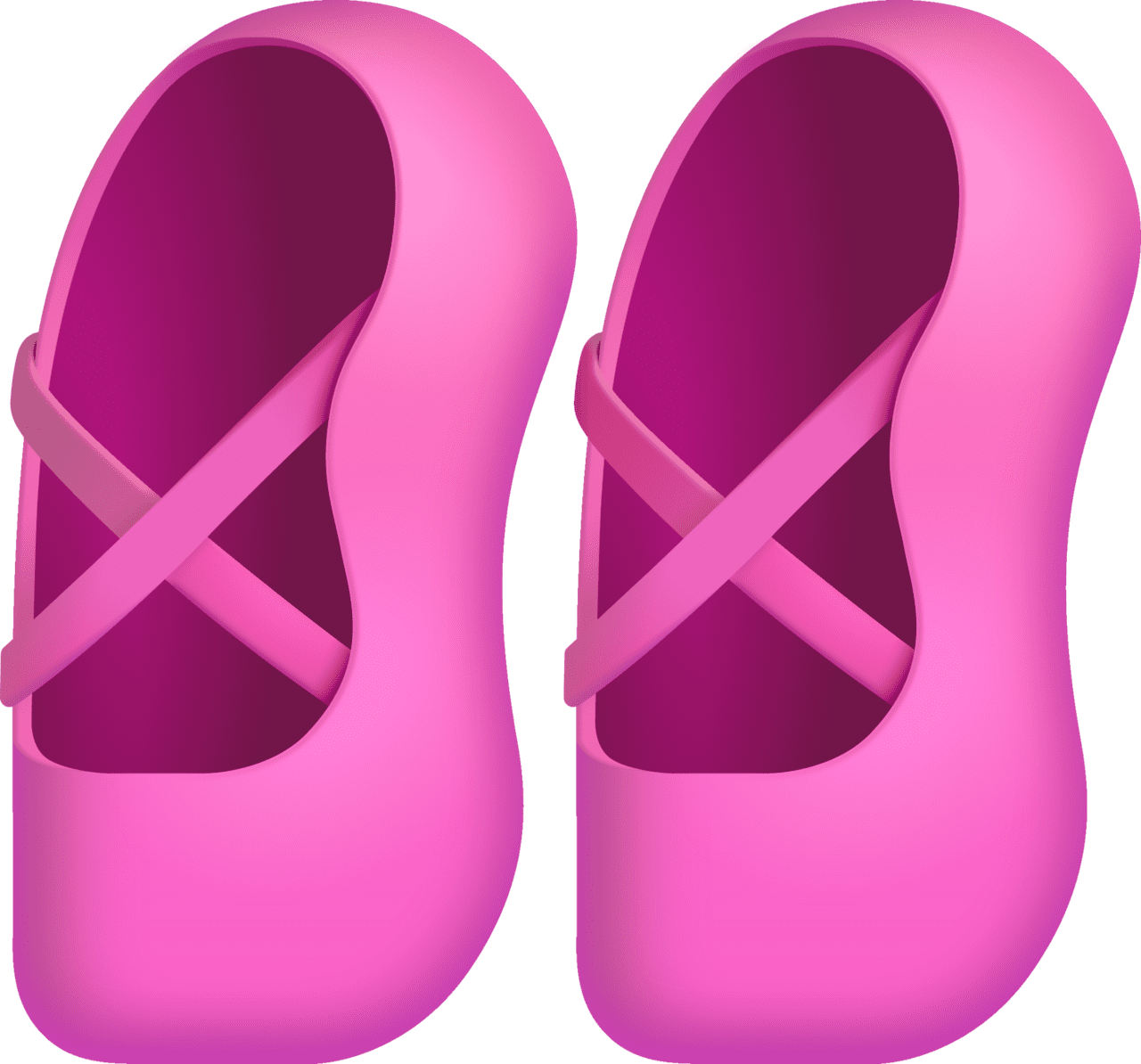 Ballet shoes emoji for clipart clip art