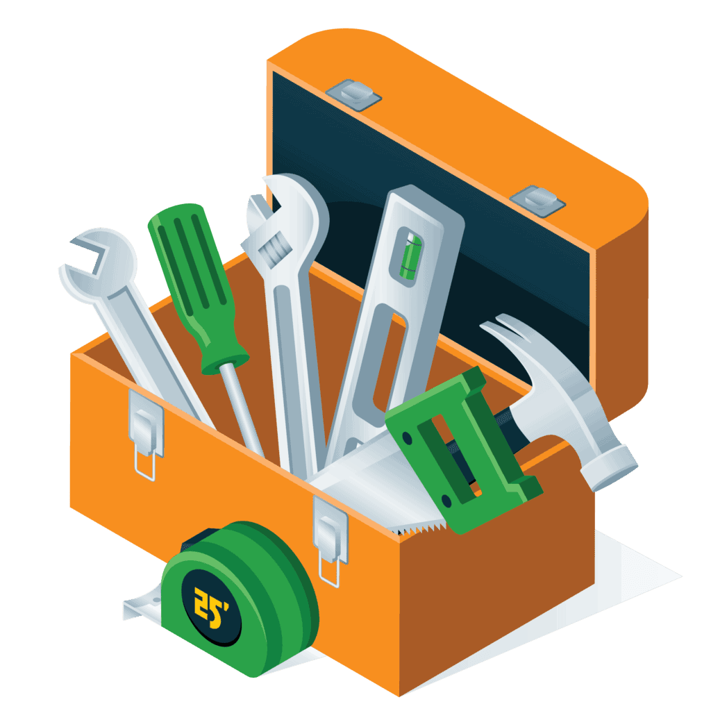 Tools toolbox how to tract site traffic nh strategic marketing clipart image