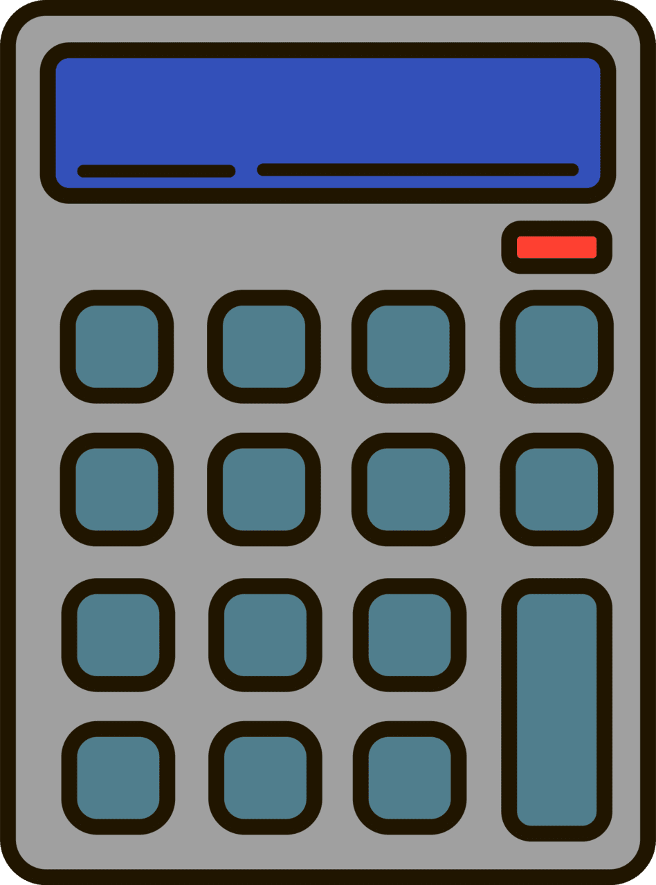 Calculator vector clipart images 6