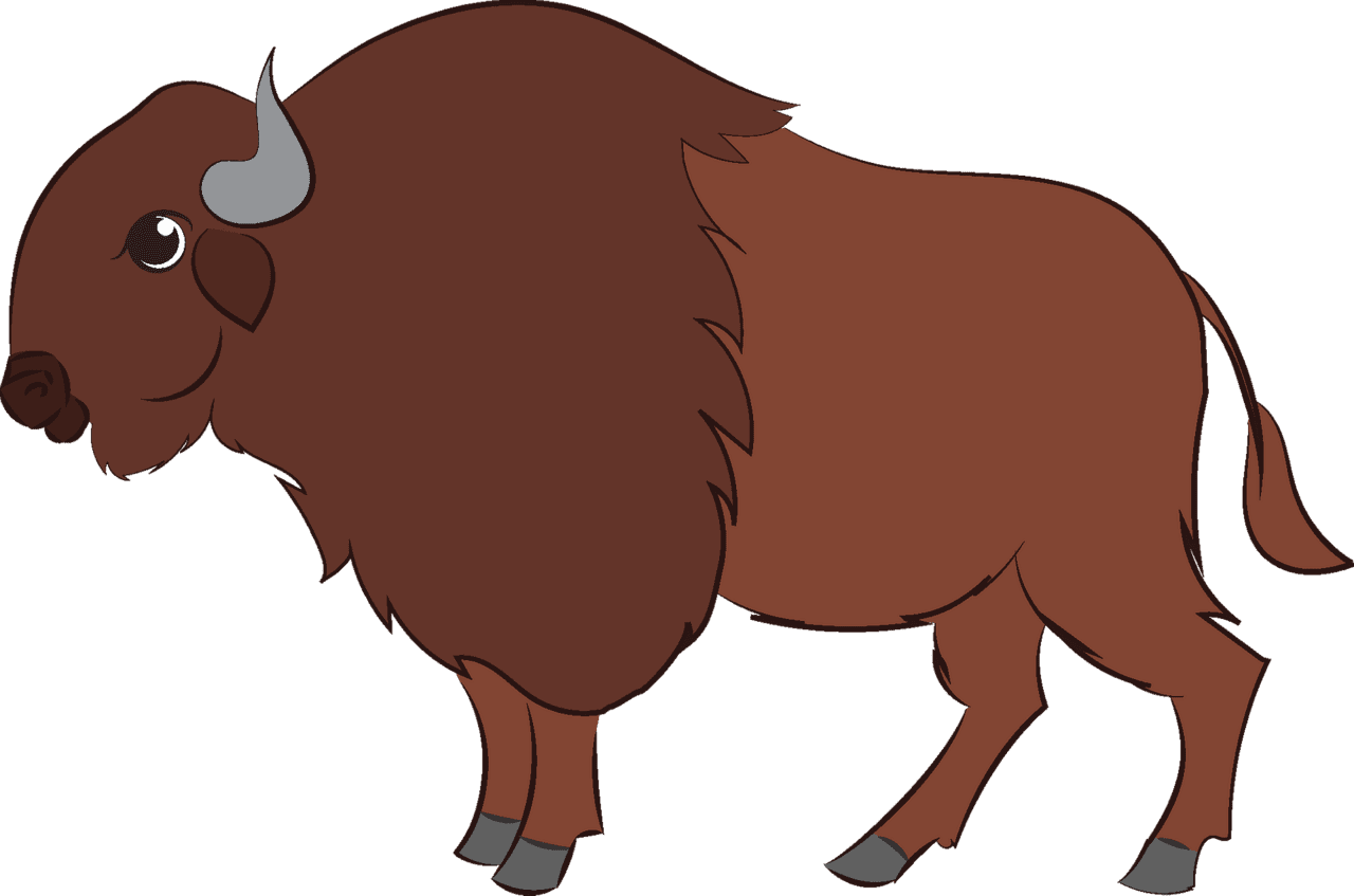 Buffalo vector clipart images 2