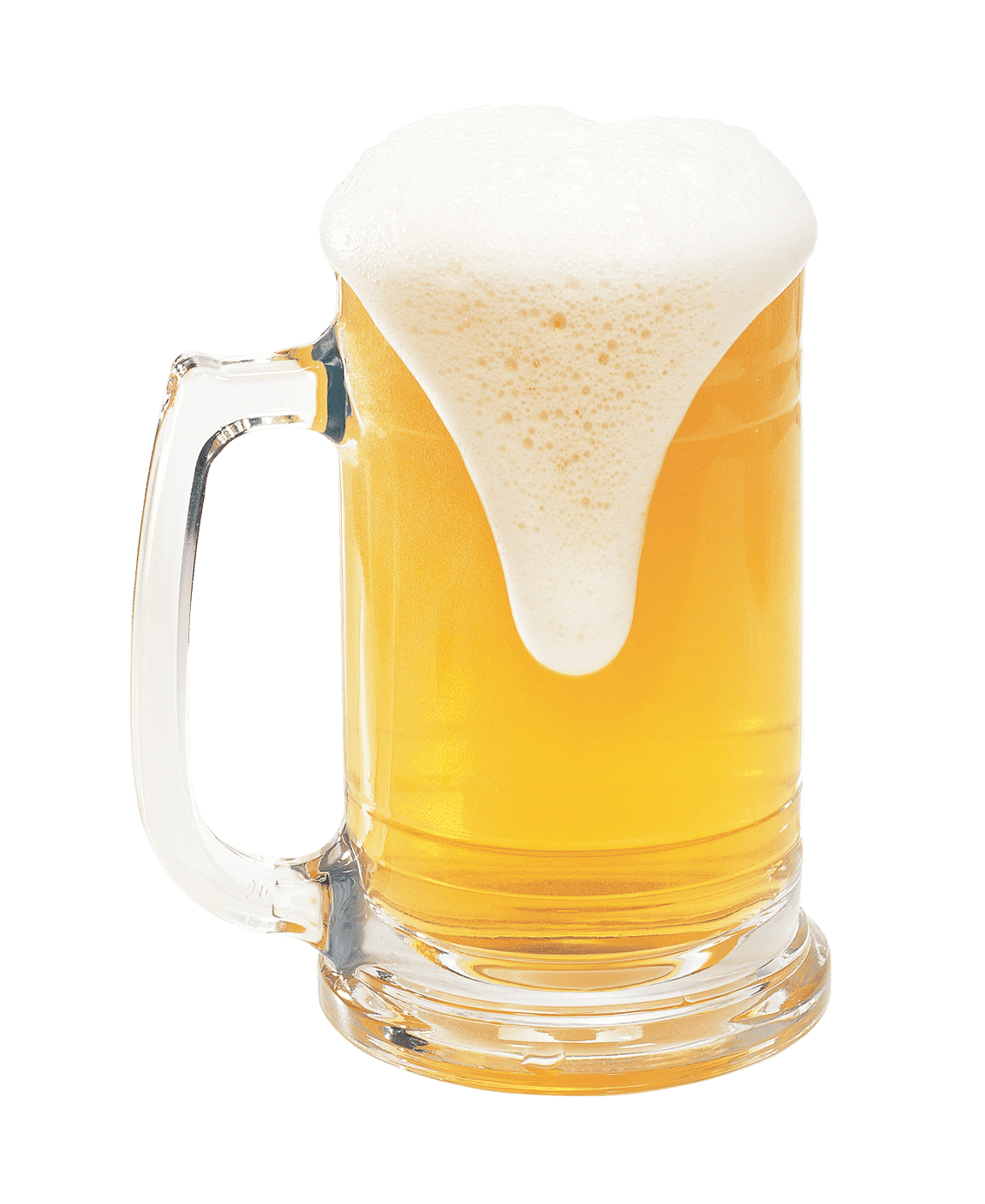 Beer mug full glass clipart image