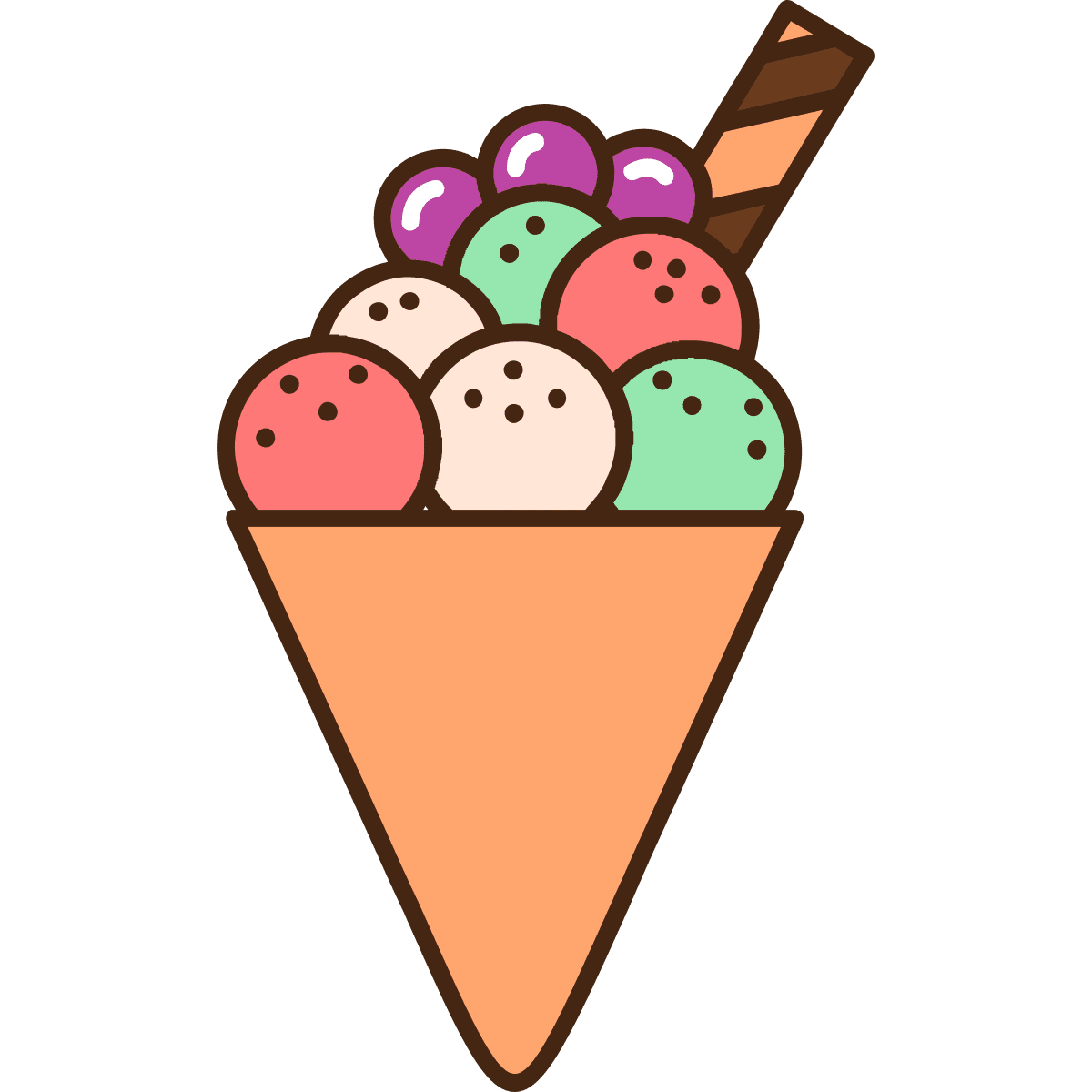 Ice cream sundae instagram highlights for you clipart logo