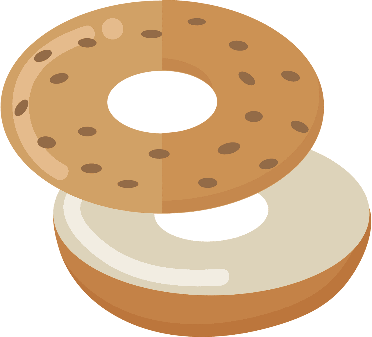 Bagel vector clipart images