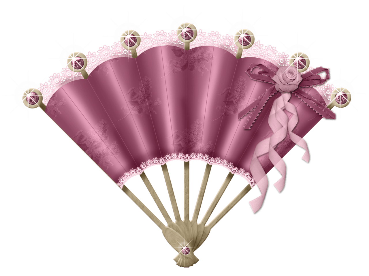 Beautiful pink fan clipart high quality images and