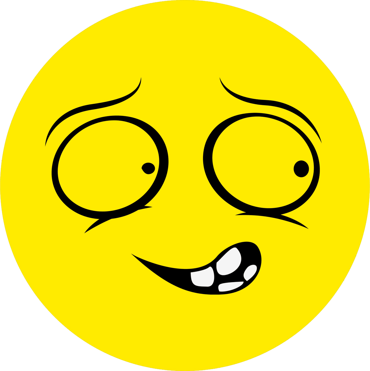 Confused smiley vector clipart images 2