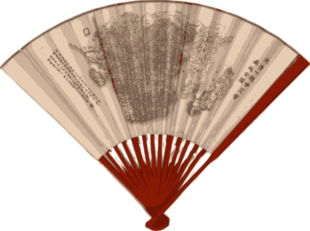 Japanese fan vector clipart image photo cc images