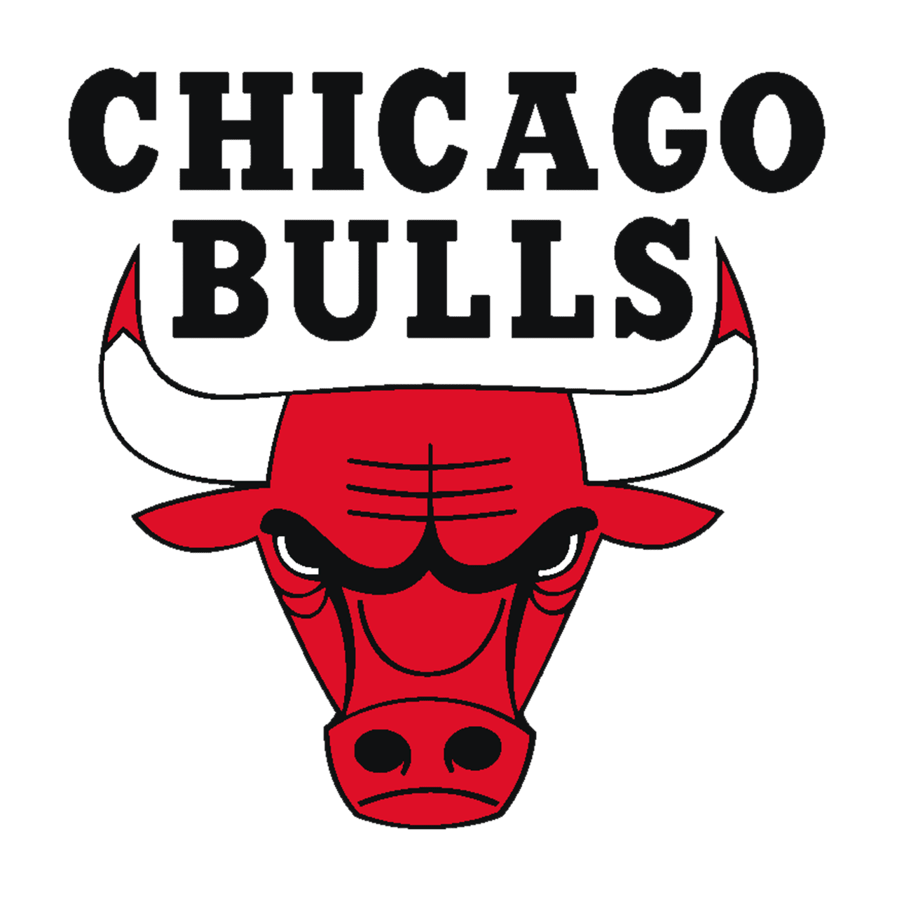 Chicago bull logo clipart