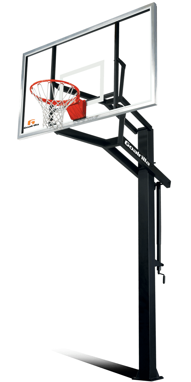 Basketball goal hoop stand clipart image