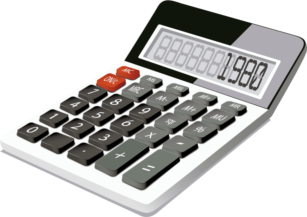 Calculator image size clipart 2