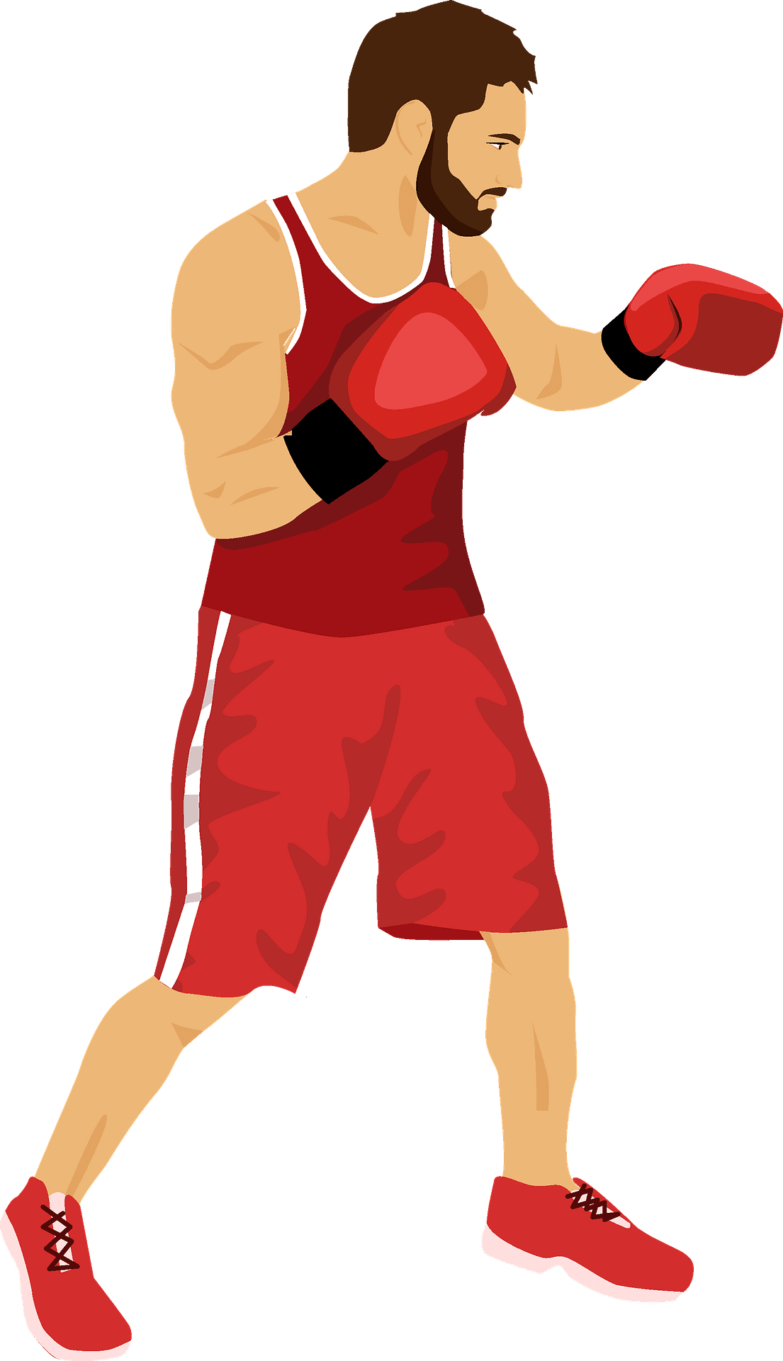 Boxeo boxer vector clipart images