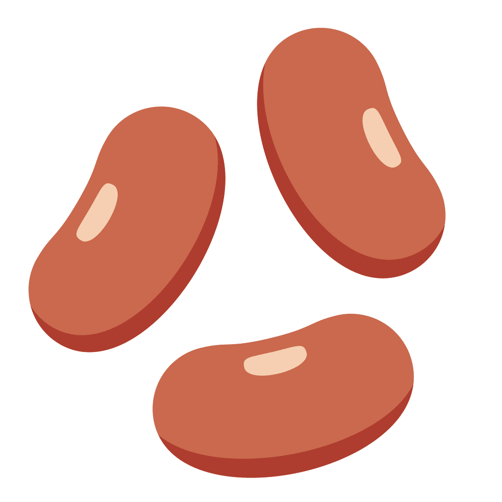 Beans emoji clipart free
