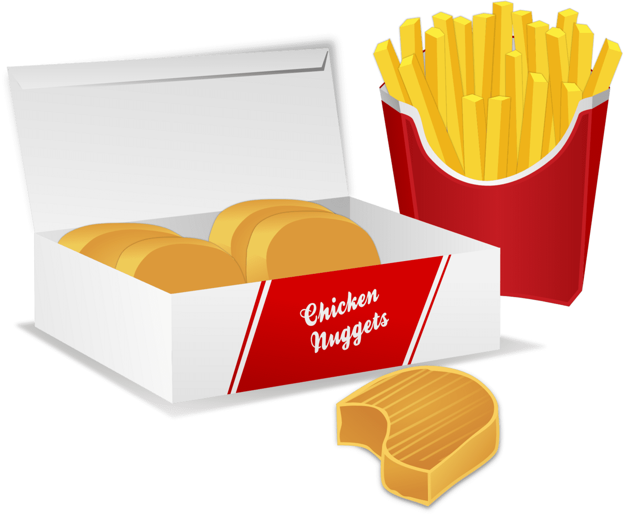 French fries desertloopingsand episode life clipart logo