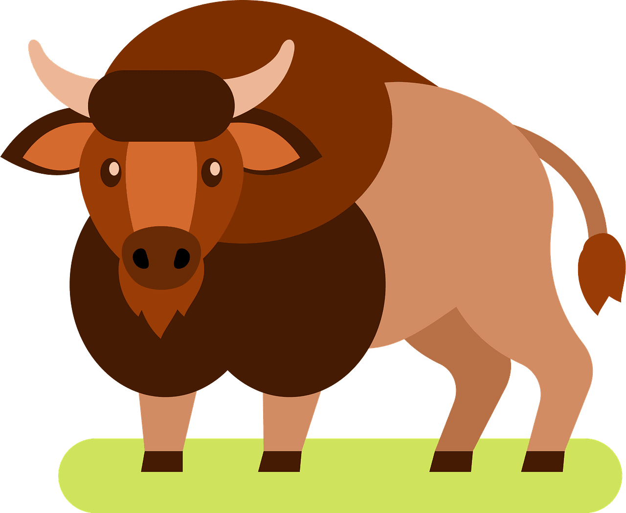 Buffalo vector clipart images 5