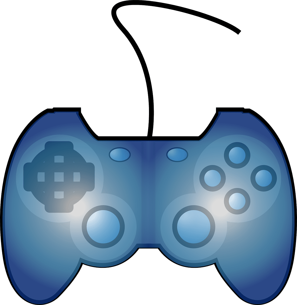 How to set use joypad game controller clipart image with no background