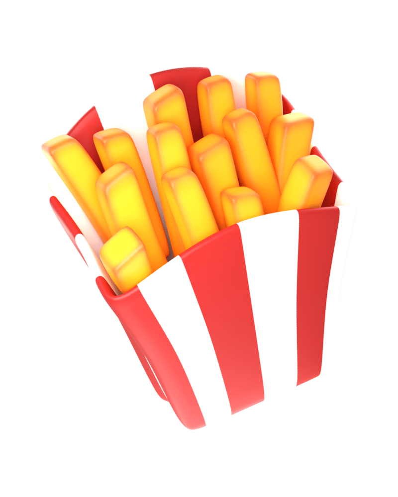 Delicious french fries images clipart