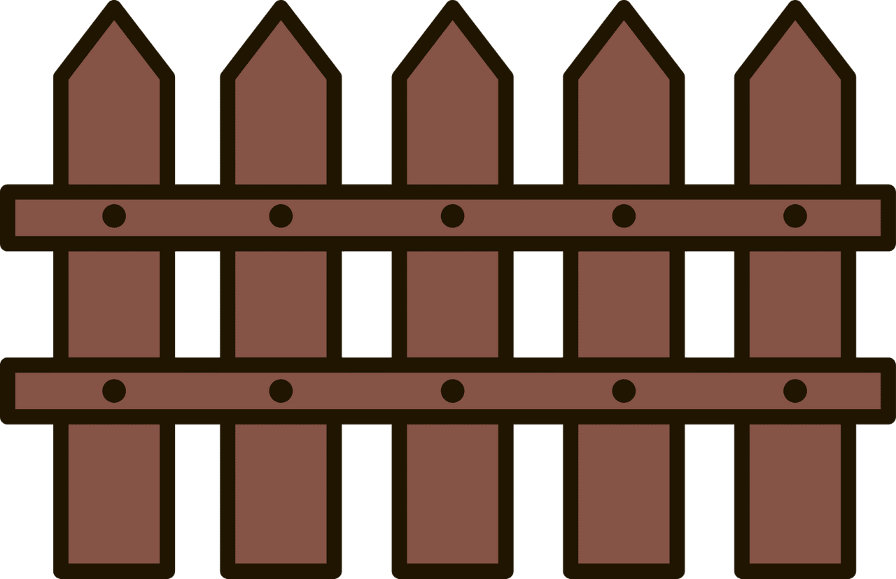 Fence vector clipart images