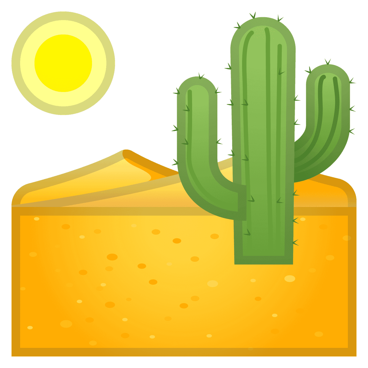 Cactus and desert vectors clipart