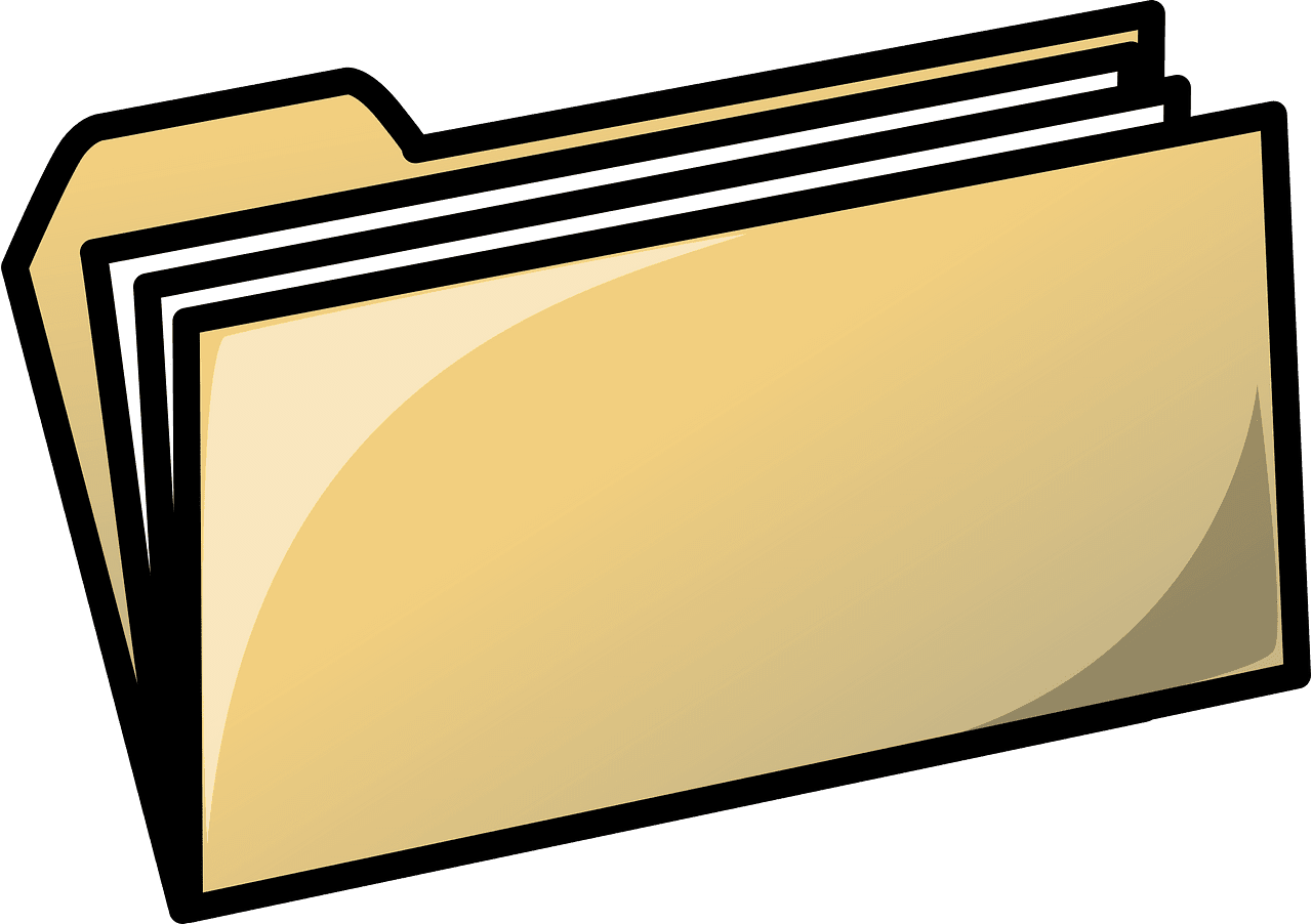 Folder vector clipart images