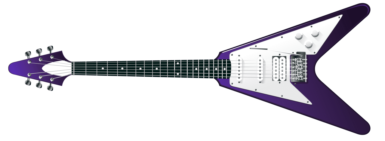 Electric guitar image size clipart