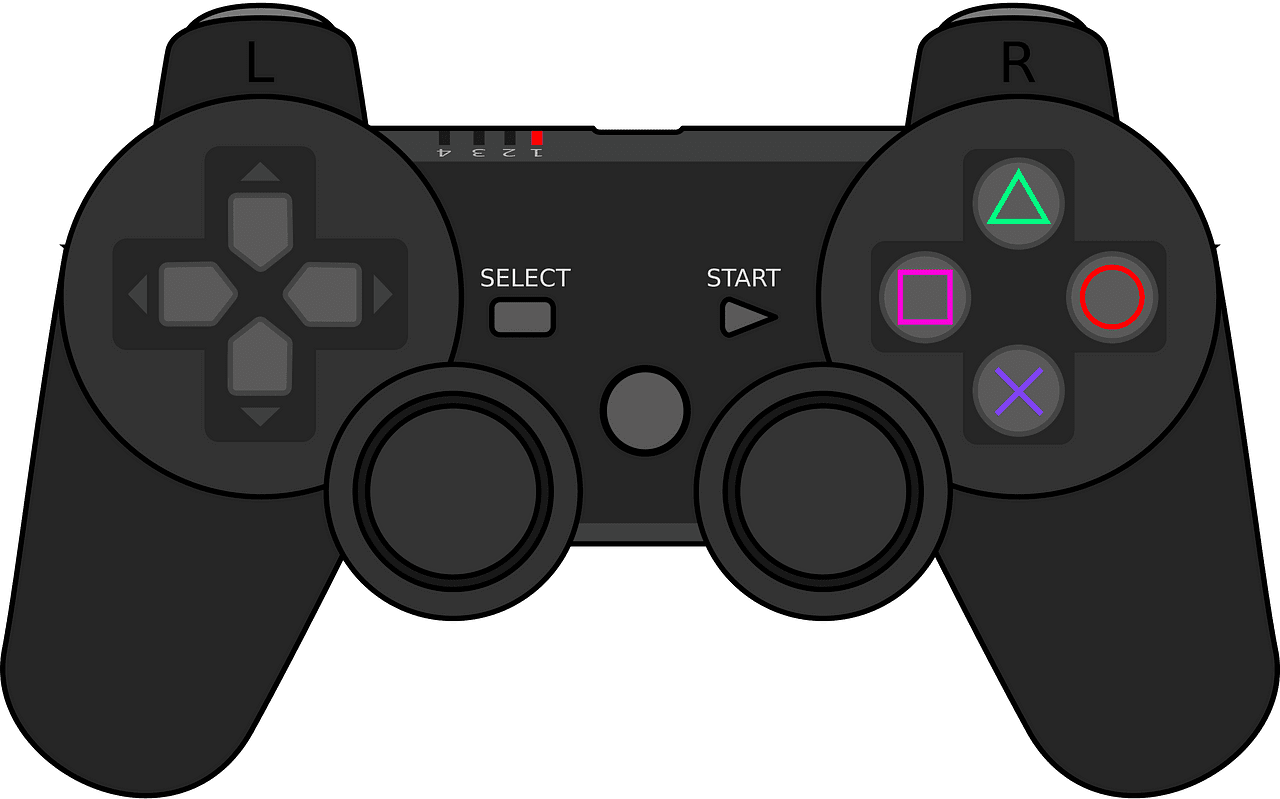 Controller joystick vector clipart images