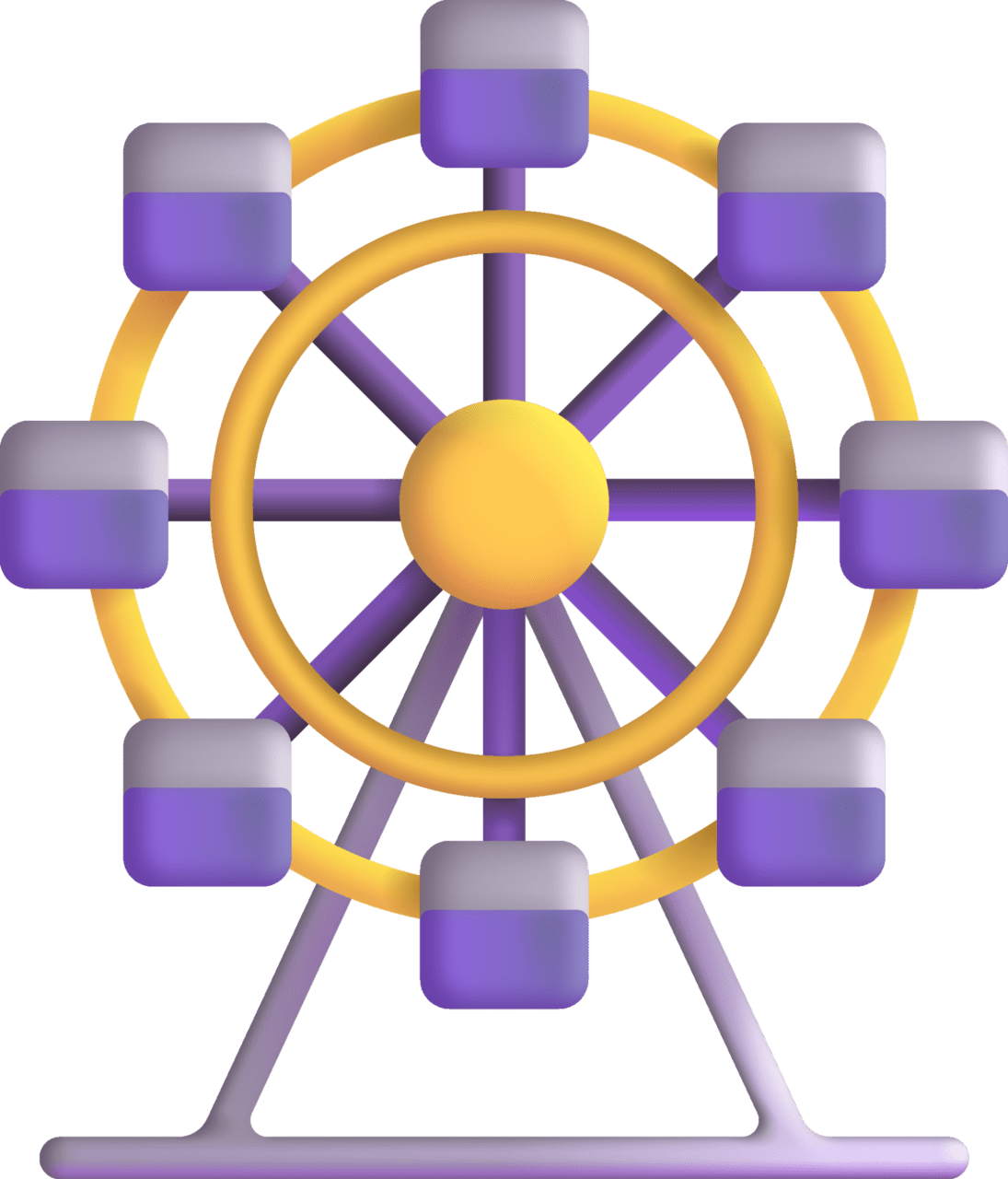 Ferris wheel emoji for clipart image