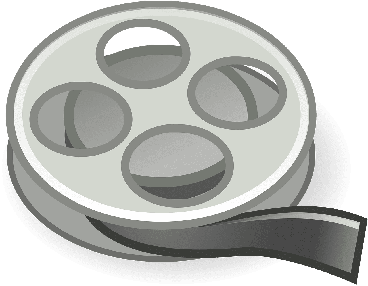 Film reel movie vector clipart images 2