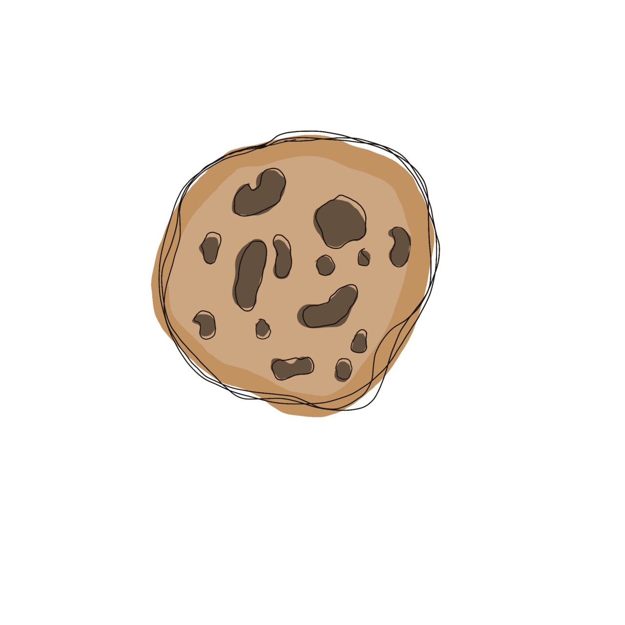 Chocolate chip cookie about kiera hawkins clipart logo