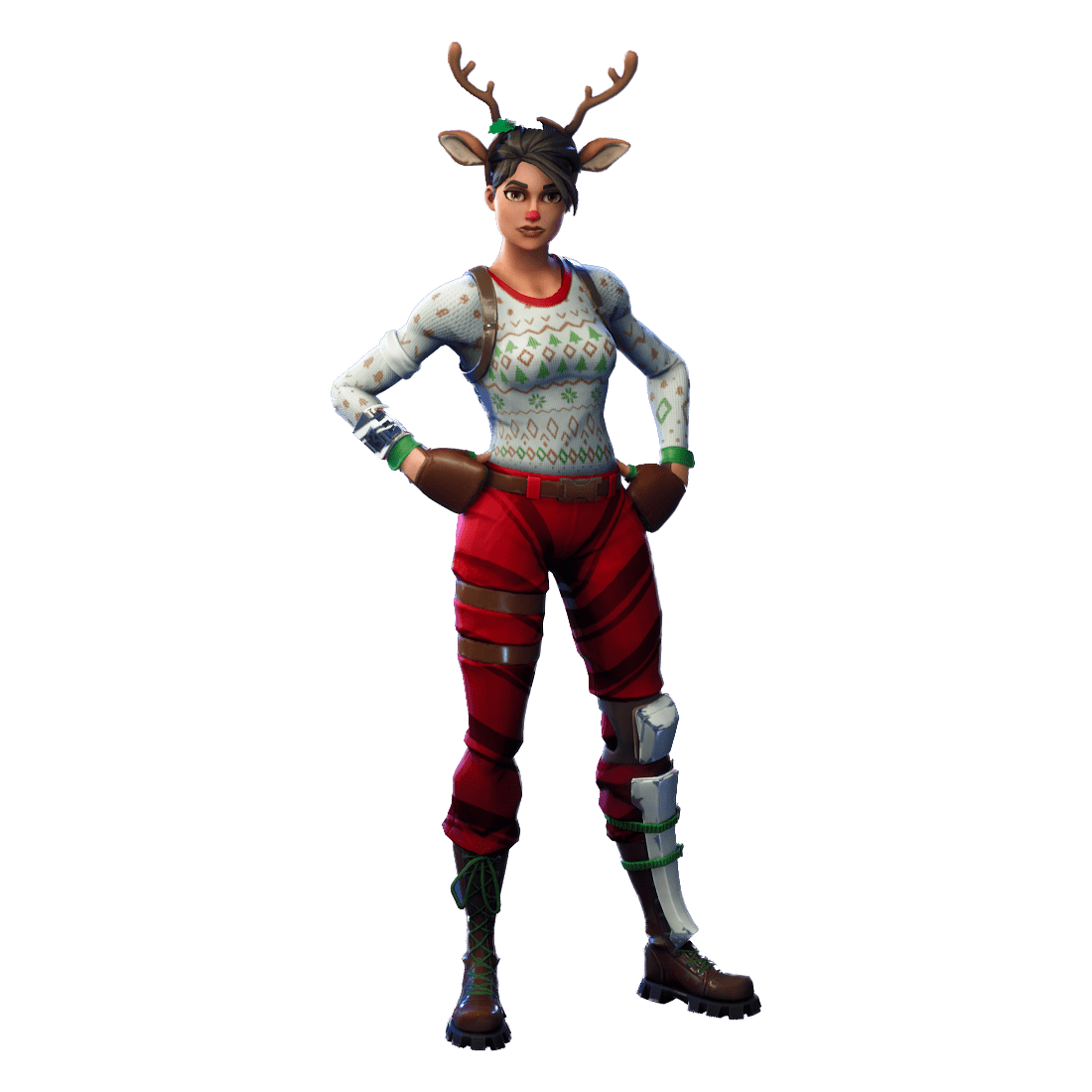 Fortnite red nosed raider clipart image