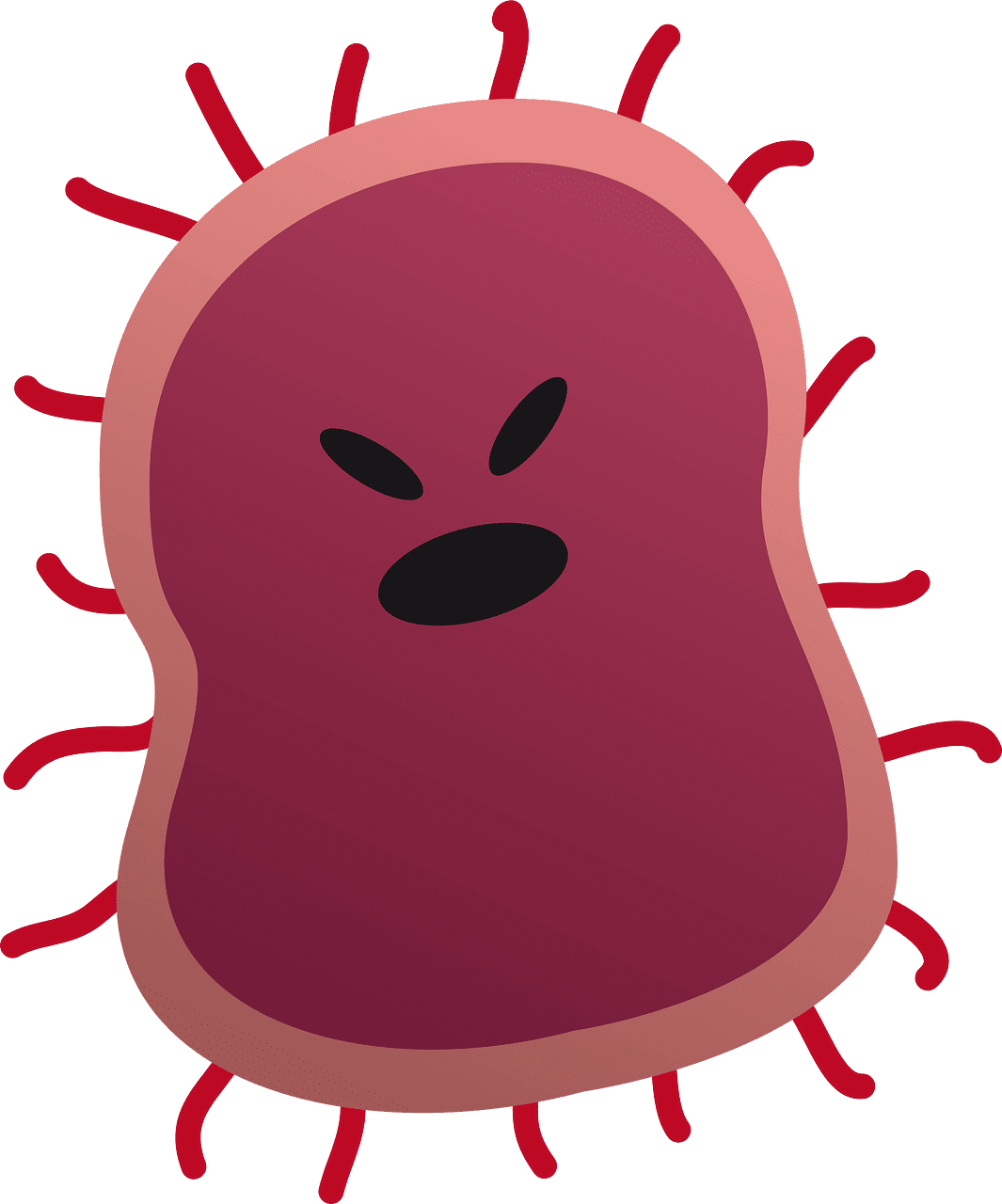 Bacteria virus vector clipart images 2