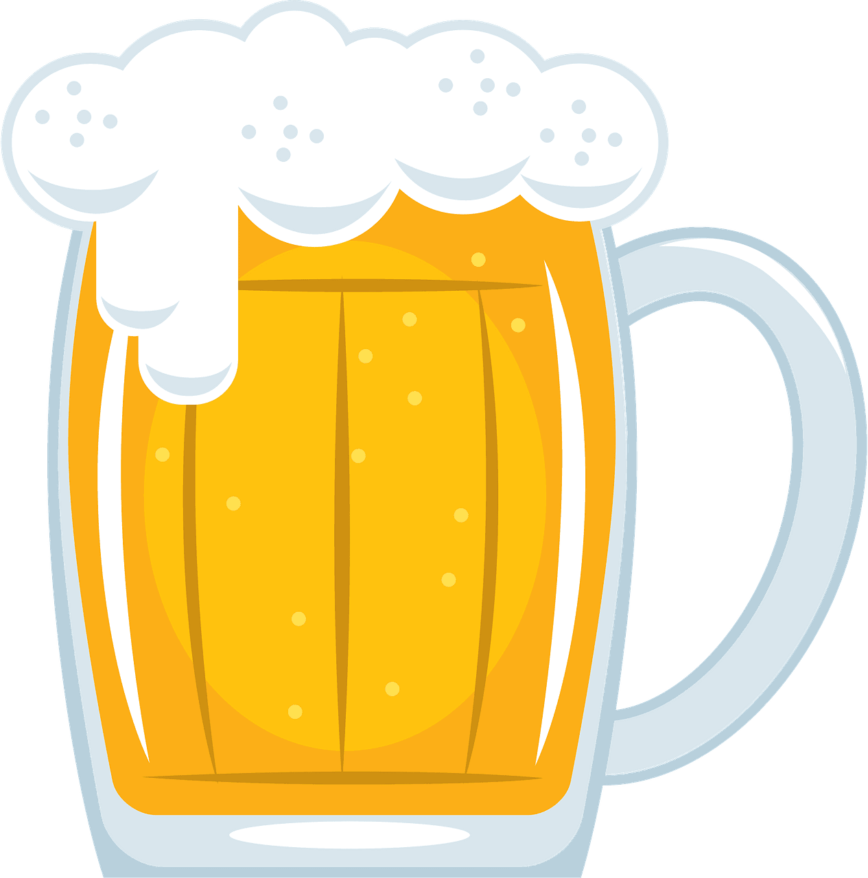 Beer mug vector clipart images 2