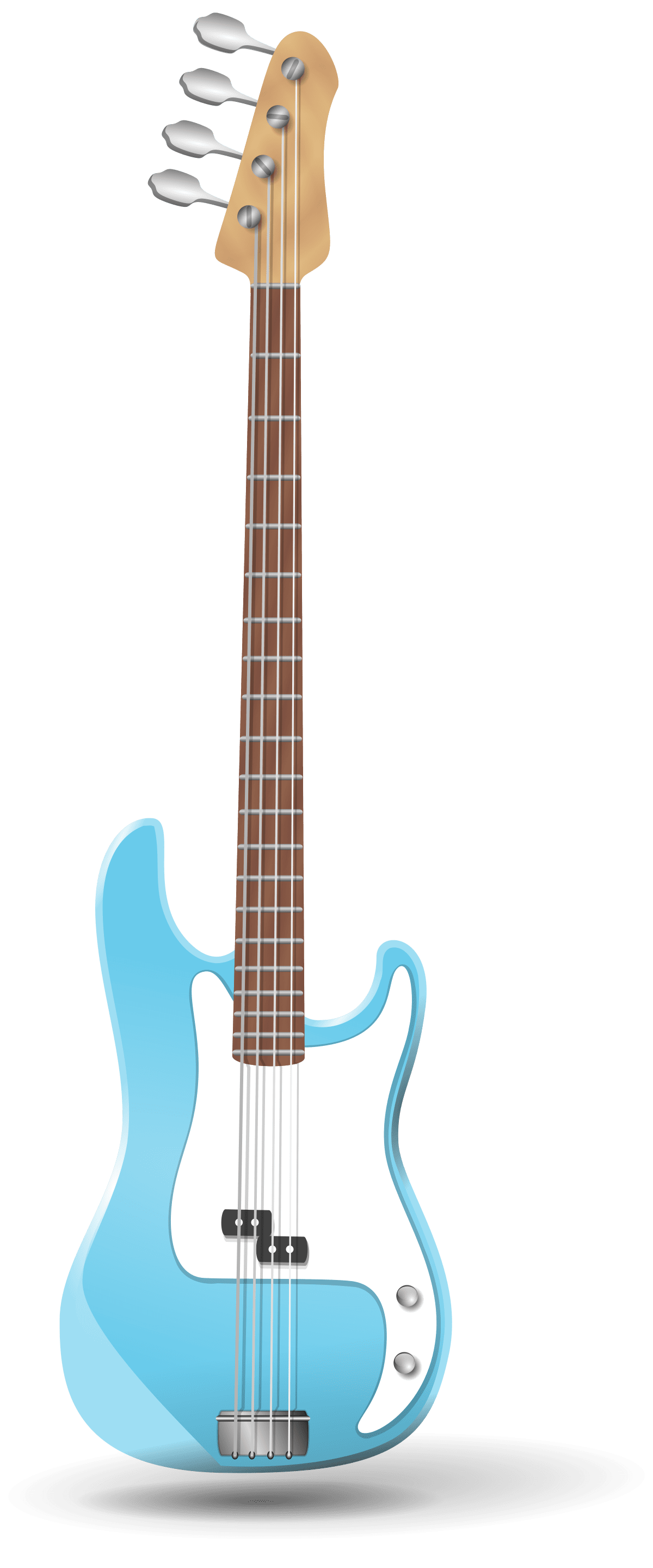 Electric guitar bass clipart background