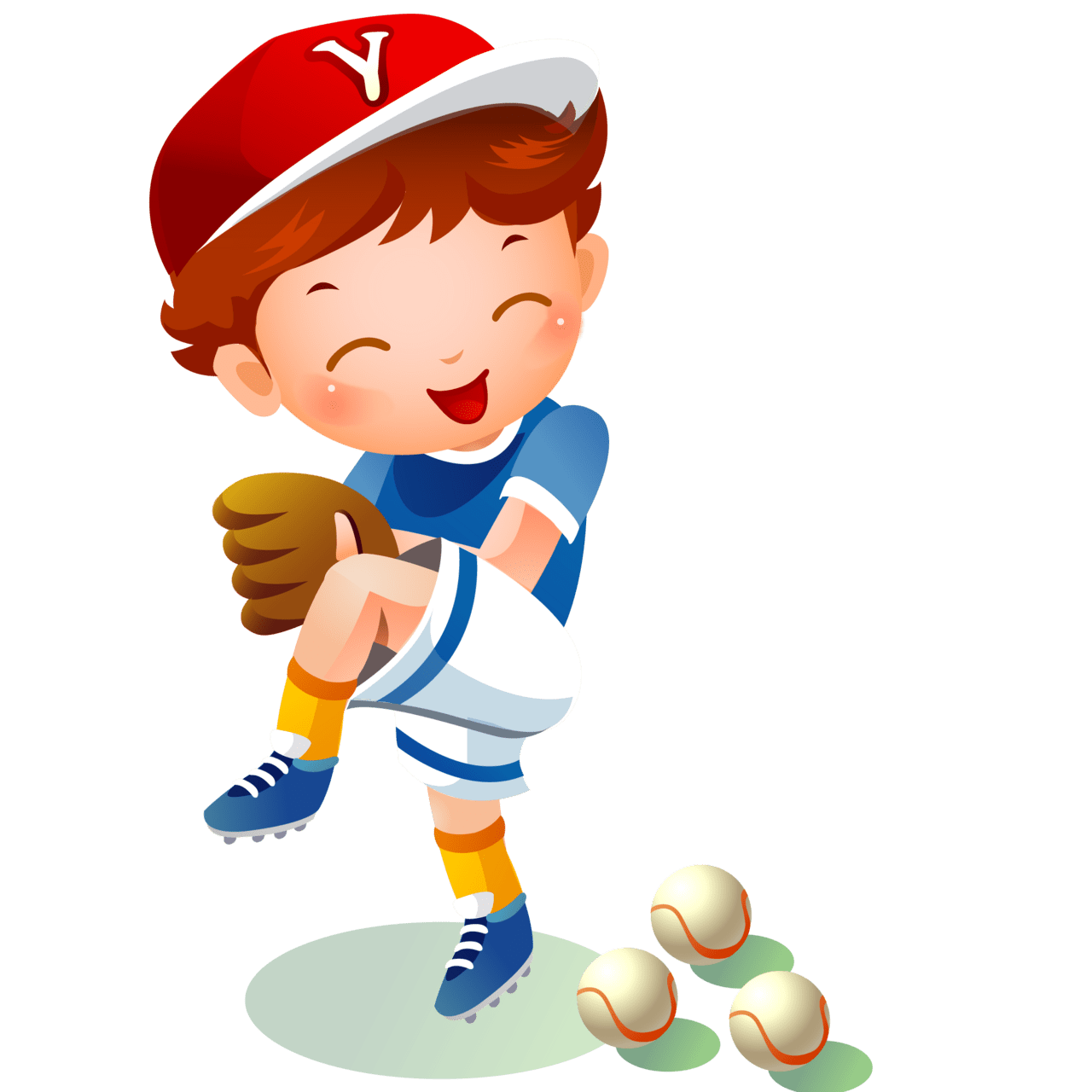 Baseball glove pin page clipart clip art