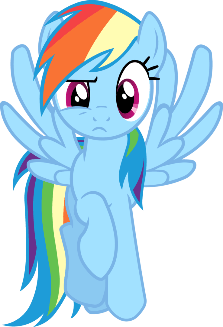 Confused rainbow dash ideas pony clipart background