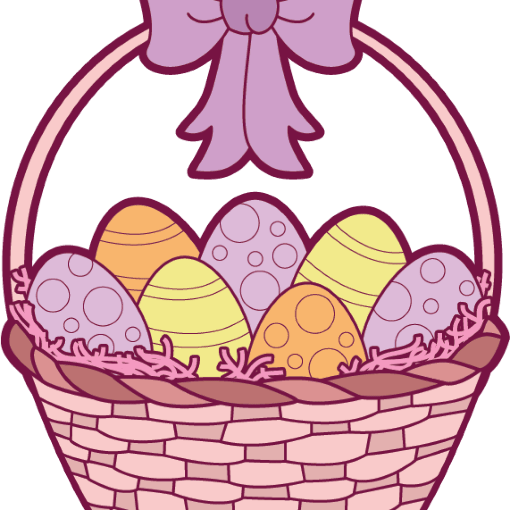 Easter clipart butterfly basket large size image